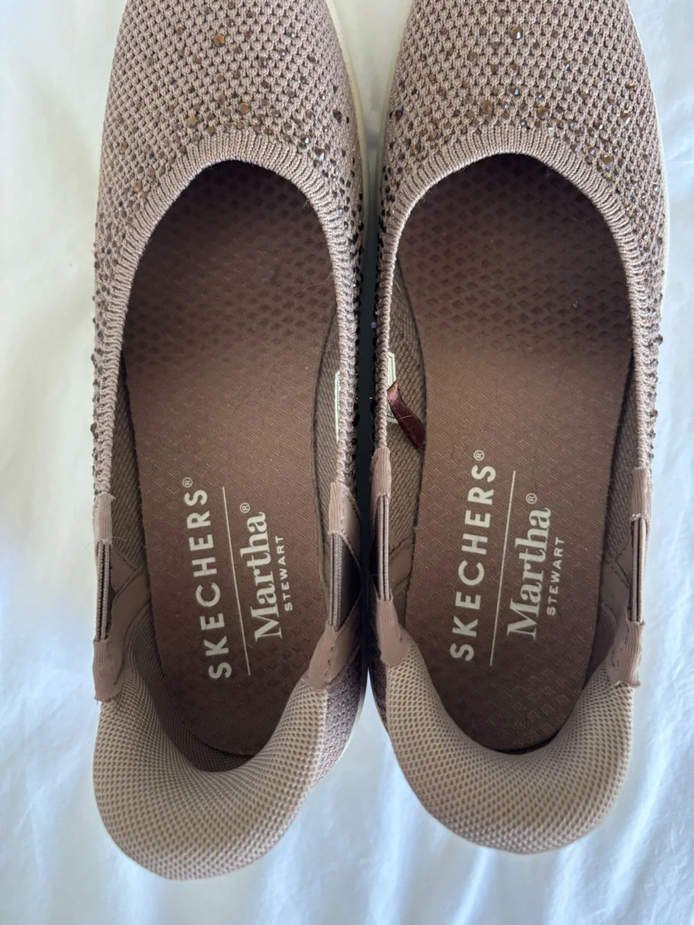 Skechers x Martha Stewart Swift Fit Slip-On Wedges